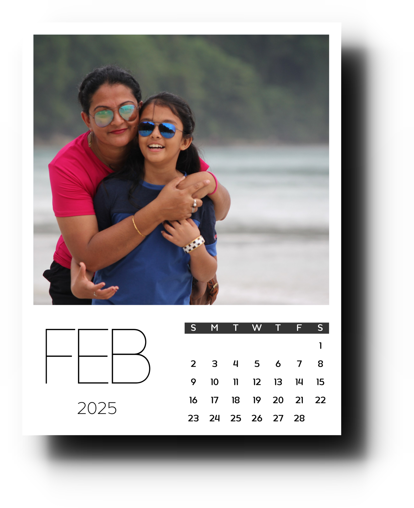 Calendar Magnet - Single Month
