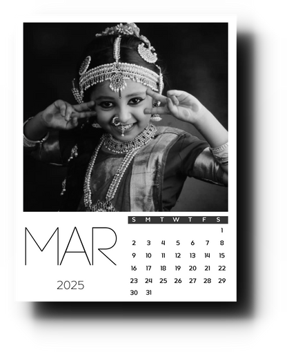 Calendar Magnet - Single Month